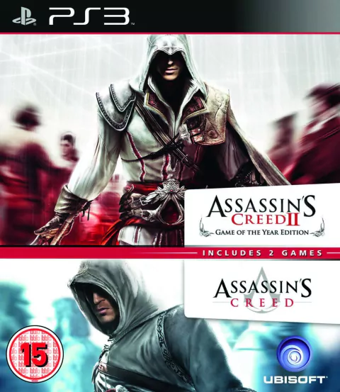 Portada de Assassins Creed 1 + 2 Double Edition PS3 para PS3
